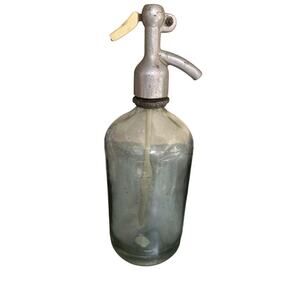 Antique Vintage Glass Seltzer Bottle – Barware Collectible Bottle